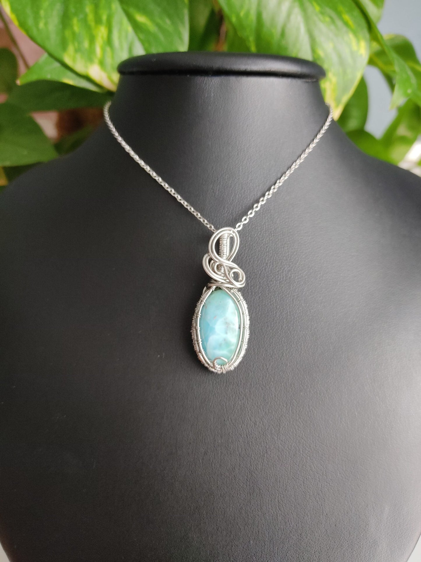 Naszyjnik Larimar