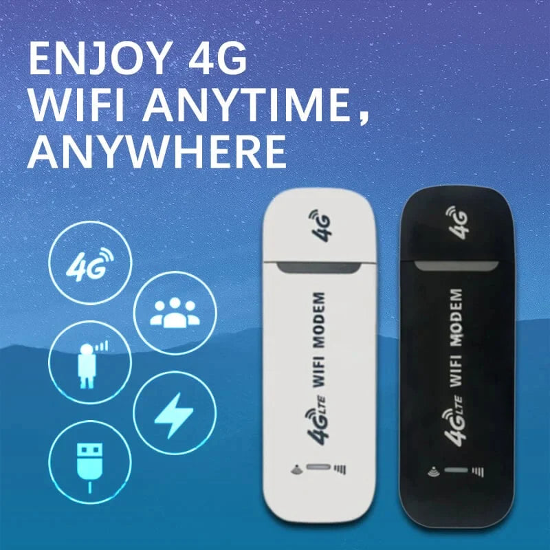 Router 4G LTE Bezprzewodowa mobilna łączność szerokopasmowa USB 150 Mb / s Bezprzewodowa karta sieciowa Adapter