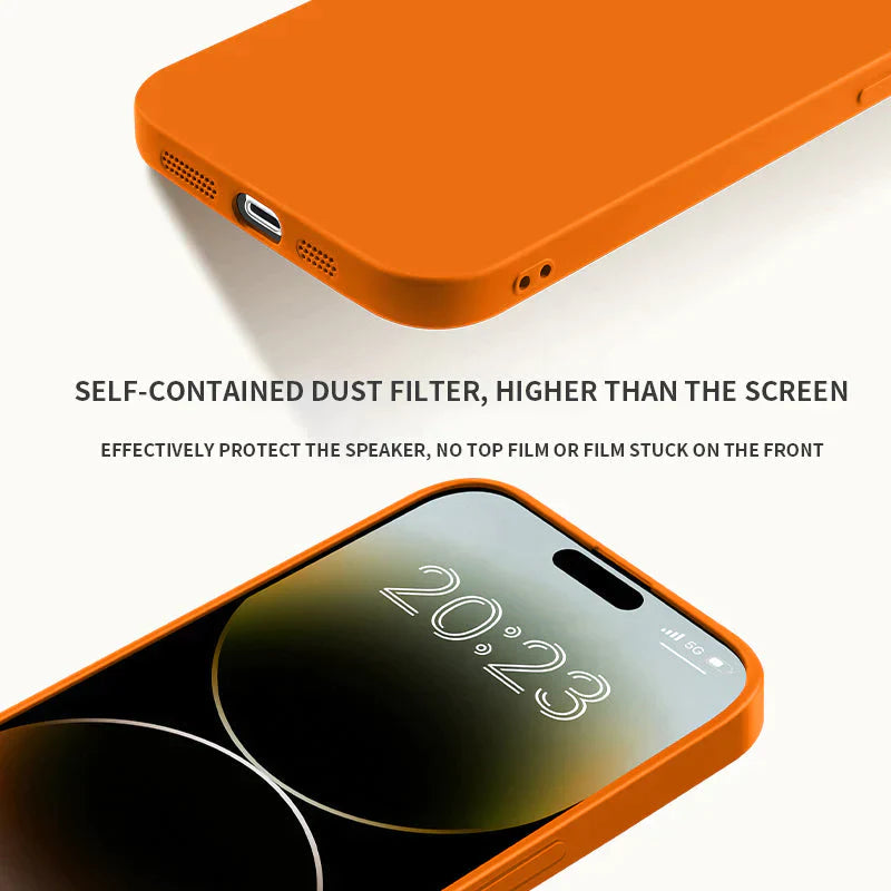 Wersja 2.0 Liquid Silicone All-Inclusive iPhone Case z ochroną obiektywu