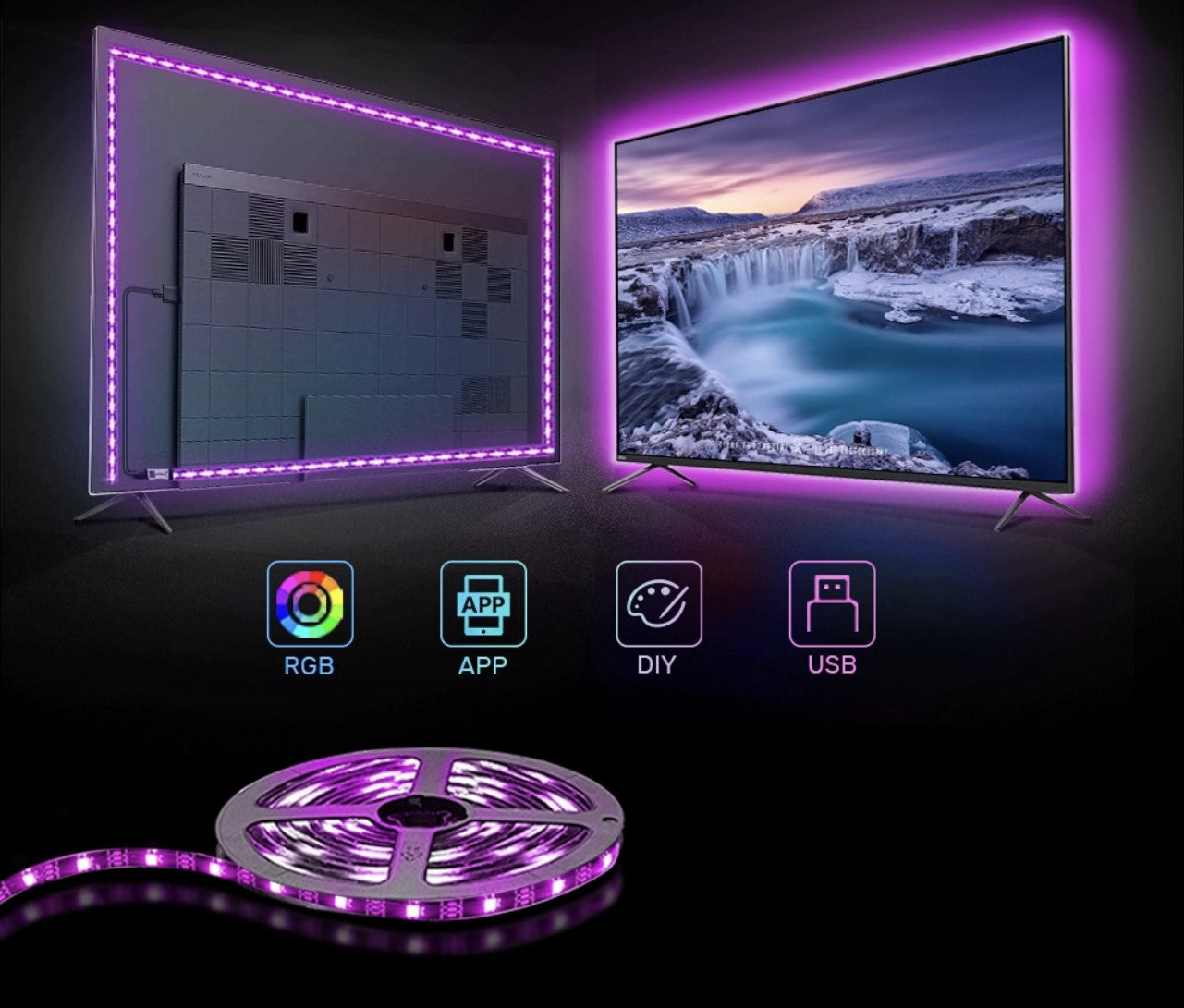 Taśma LED USB TV