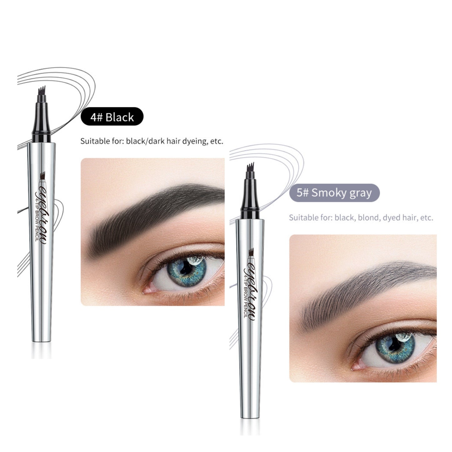 Wodoodporny pisak do brwi 3D Microblading (2 szt.)