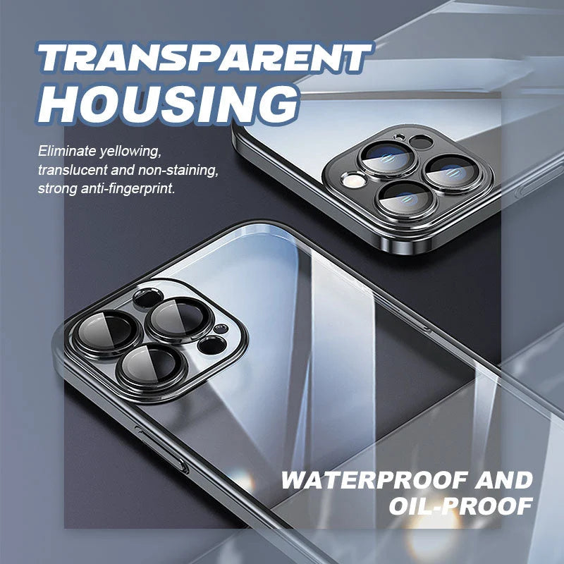 Transparent Dustproof Hard iPhone Case