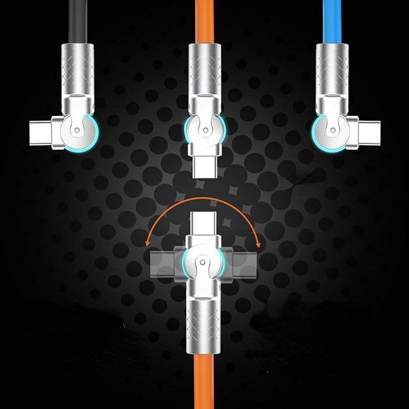 Kabel do superszybkiego ładowania 180°Rotation 120W-ATB